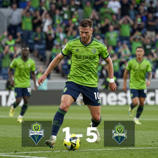 Seattle Sounders thảm bại 1-5 trước Portland Timbers ngay tại Lumen Field