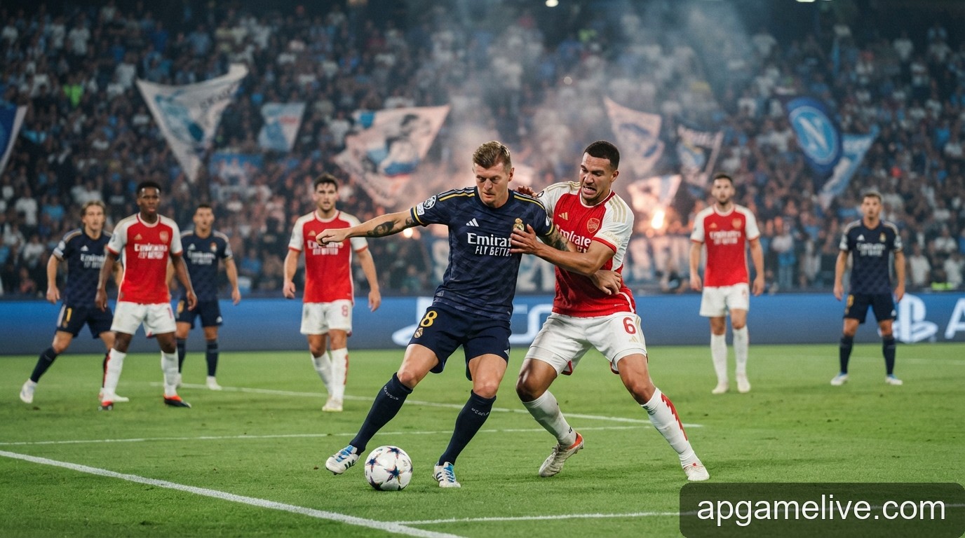 Champions League 2026/27: Real Madrid khẳng định vị thế, Arsenal gặp khó tại Napoli